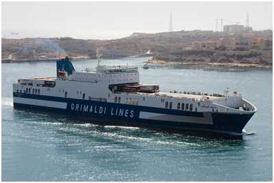 Ro-Ro-Frachtschiff Eurocargo Malta